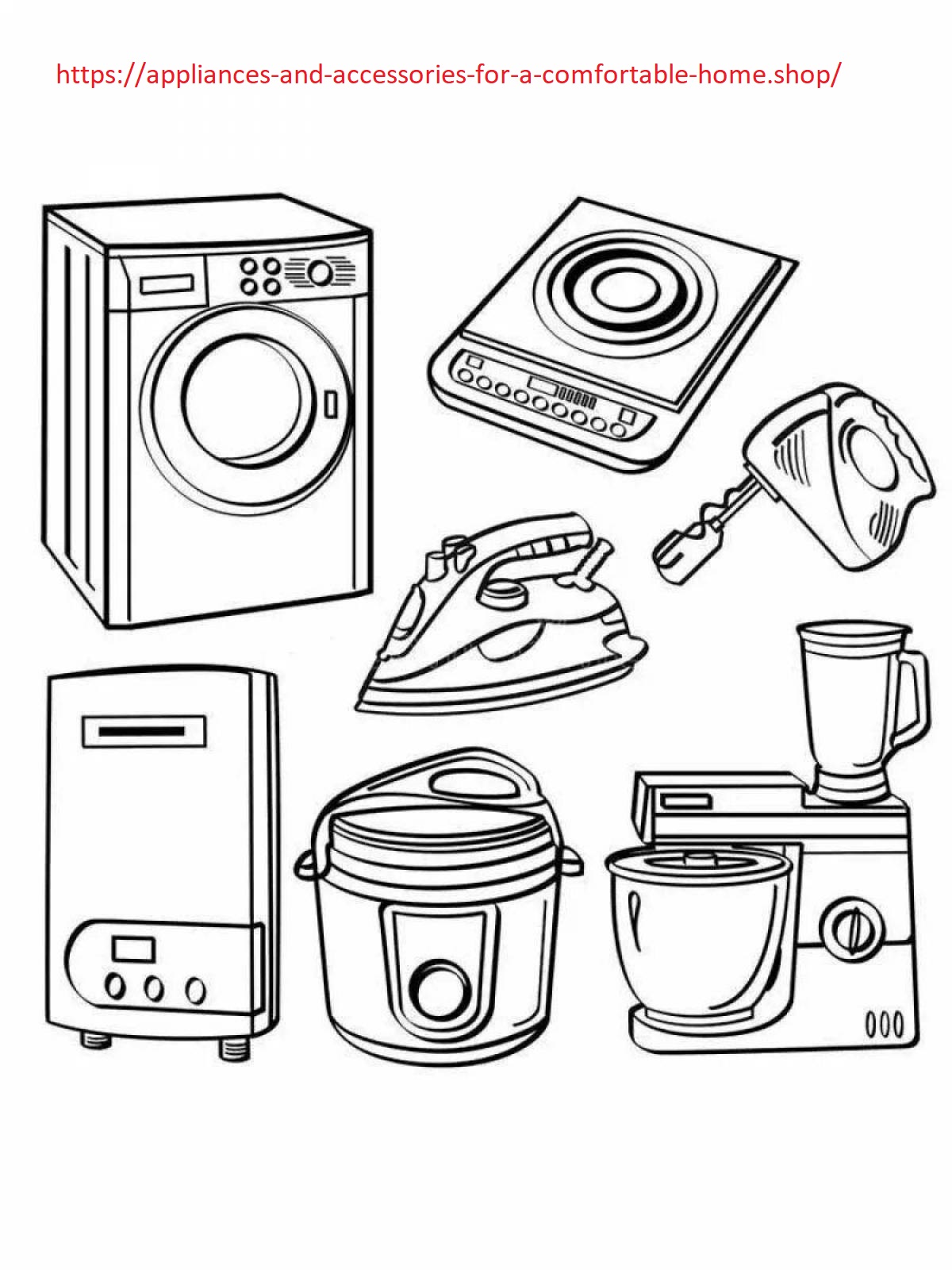 Appliances and accessories for a comfortable home shop