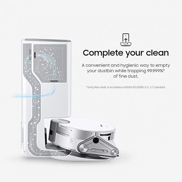SAMSUNG Jet Bot AI+ Robot Vacuum Cleaner w/Object Recognition